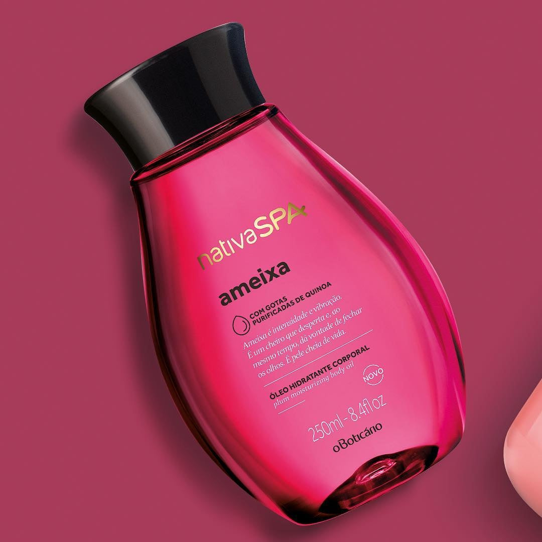 ÓLEO CORPORAL HIDRATANTE OBoticario-PLUM 200 ml