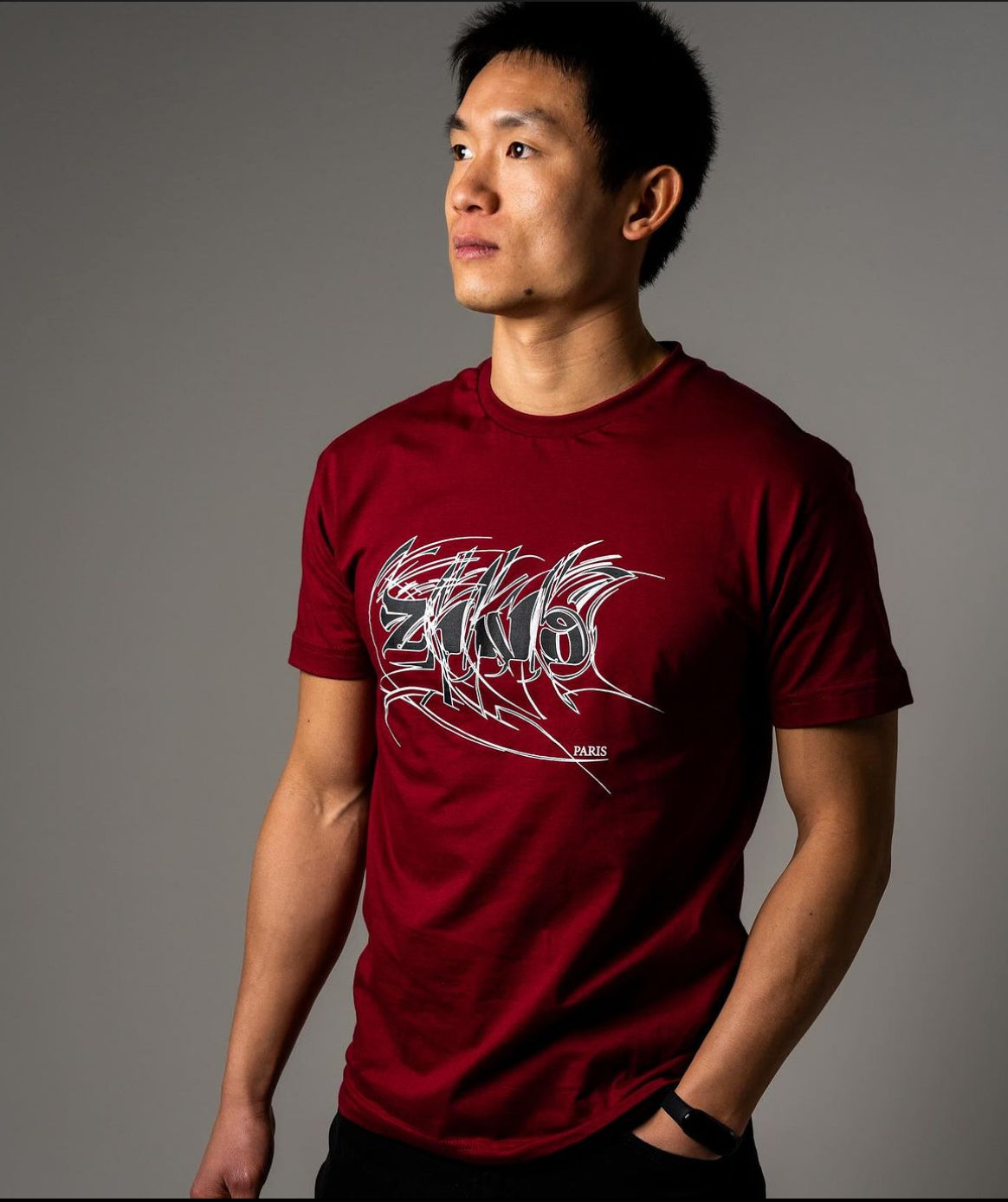T-shirt bordeaux ZINO Logo