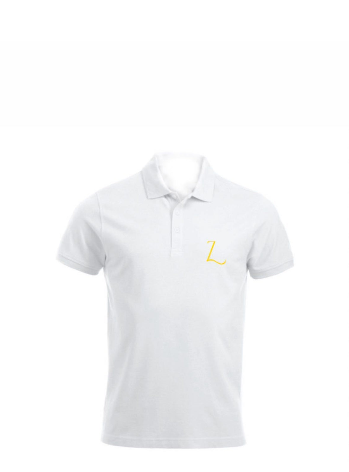 Polo blanc en coton manches courtes