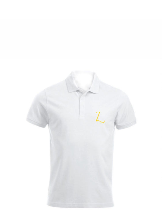 Short-sleeved cotton polo shirt