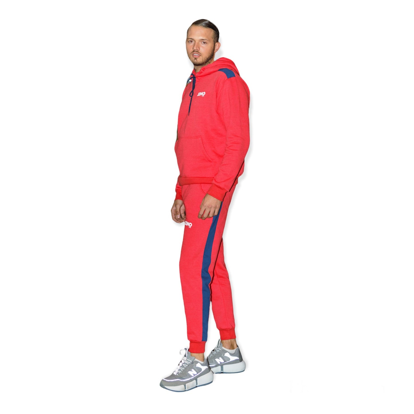 Ensemble de Jogging Rouge H/F